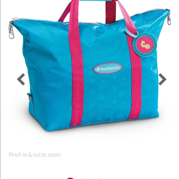 American Girl Other - American Girl Starry Duffel for Girls Blue/Pink